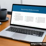 Home 21 해외 이주 후 포트폴리오 작성 팁 - A professional, minimalist portfolio layout designed for the German-speaking job market, featuring c...
