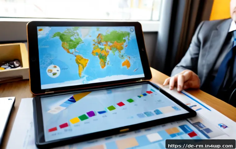 해외에서의 시장 조사 방법 - Photorealistic international market research scene in Berlin, Germany: a German business analyst sea...